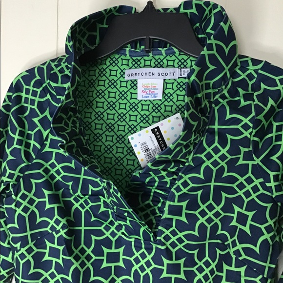 Gretchen Scott ruffleneck NWT - Picture 2 of 3